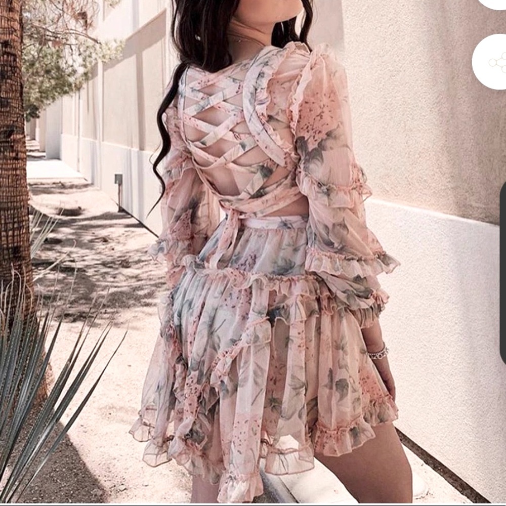 ♡BRAND NEW Catwalk Connection™ Ltd. Edition ☆Flora☆ Designer Mini Dress. Small♡